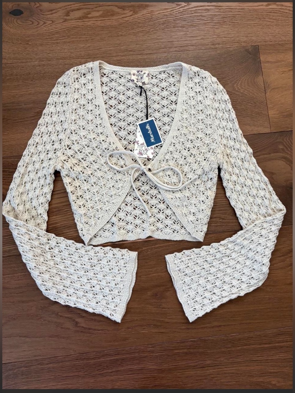 New With Tags Hippie Rose Crochet Top
